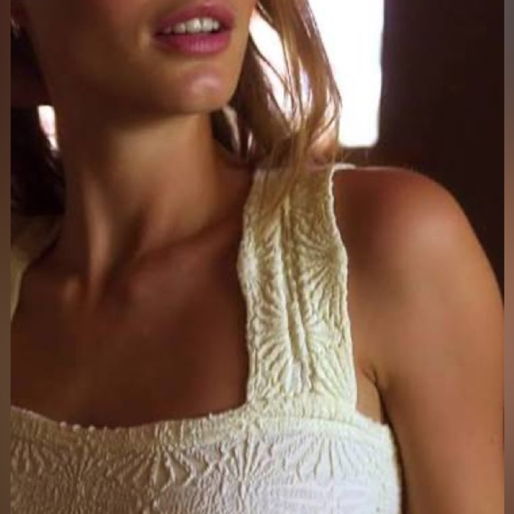 BY FREE PEOPLE SWEETHEART LOVE IVORY CAMI!PURCHASED AT REVOLVE! NEVER WORN!❤️🎁 - Picture 2 of 9